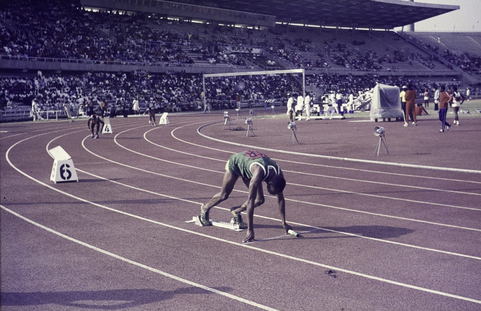 1973 All-Africa Games Lagos starting blocks