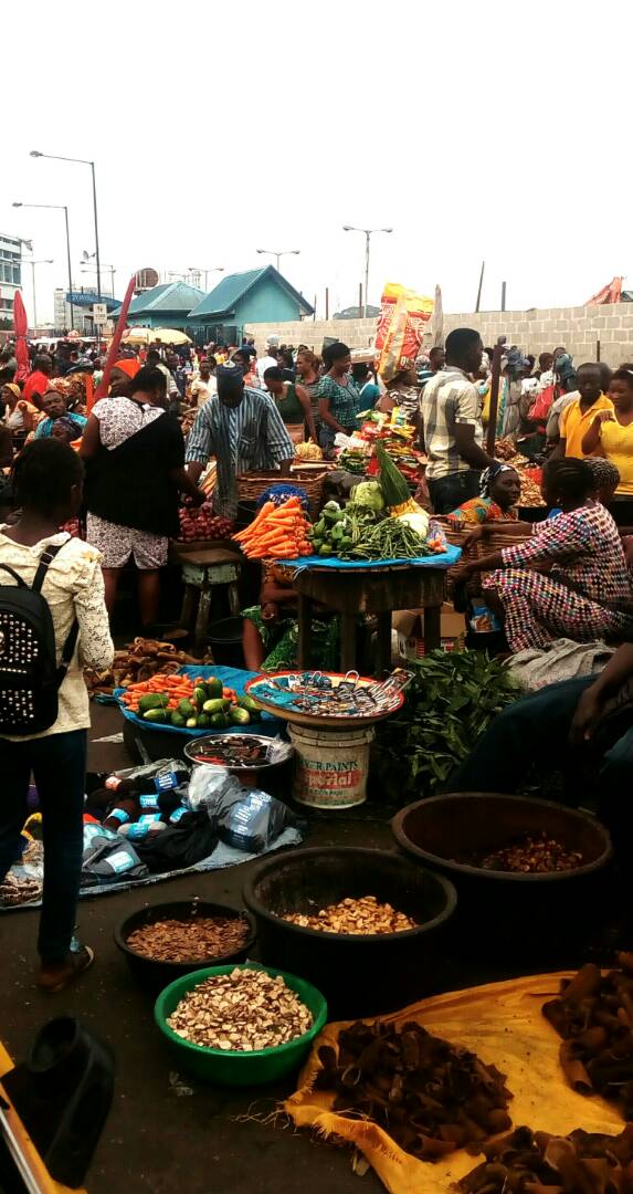 Traders at Oyingbo Market, Lagos